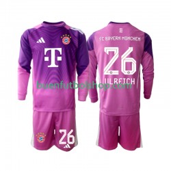 Camiseta de Fútbol Bayern de Múnich Portero Sven Ulreich 26 2025-2026 Cuarta Equipación Manga Larga Niño