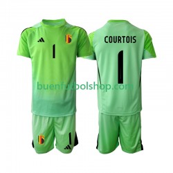 Camiseta de Fútbol Bélgica Portero Thibaut Courtoi 1 2025 Primera Equipación Manga Corta Niño