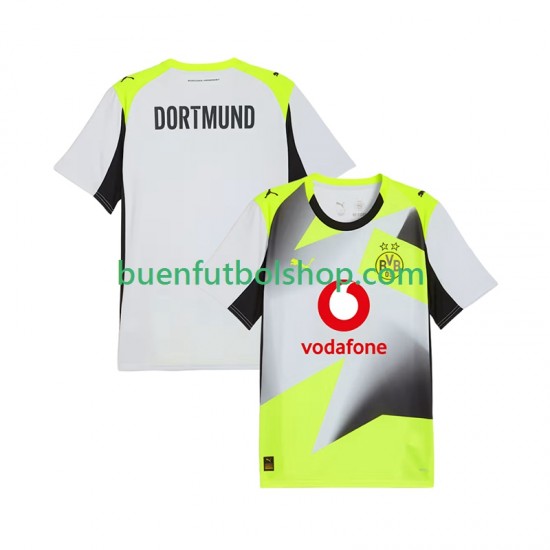 Camiseta de Fútbol Borussia Dortmund 2025-2026 Segunda Equipación Manga Corta Hombre Camiseta de Fútbol Borussia Dortmund 2025-2026 Segunda Equipación Manga Corta Hombre