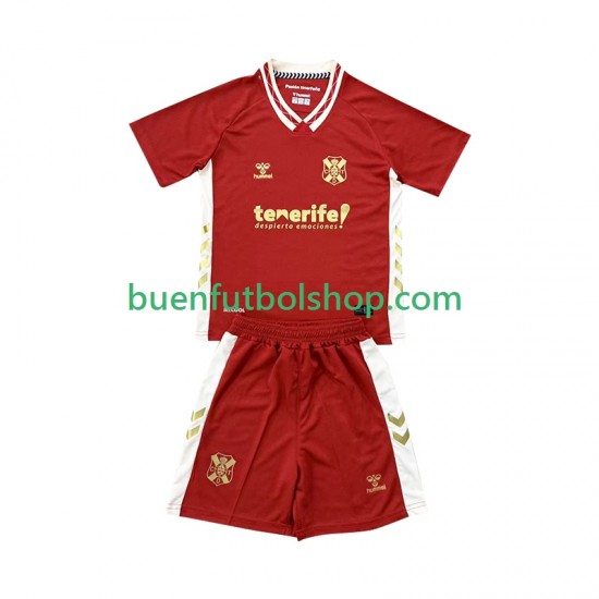 Camiseta de Fútbol CD Tenerife 2025-2026 Segunda Equipación Manga Corta Niño