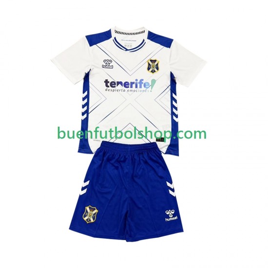 Camiseta de Fútbol CD Tenerife 2025-2026 Primera Equipación Manga Corta Niño