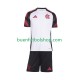 Camiseta de Fútbol CR Flamengo 2025-2026 Segunda Equipación Manga Corta Niño