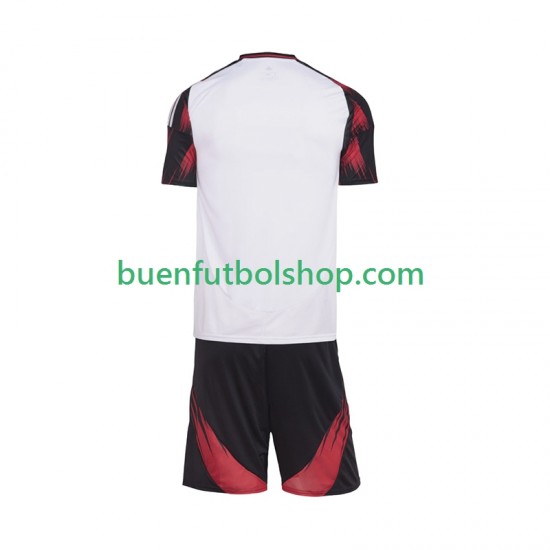 Camiseta de Fútbol CR Flamengo 2025-2026 Segunda Equipación Manga Corta Niño
