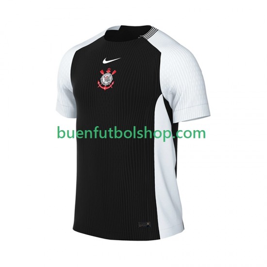 Camiseta de Fútbol Corinthians 2025-2026 Segunda Equipación Manga Corta Hombre