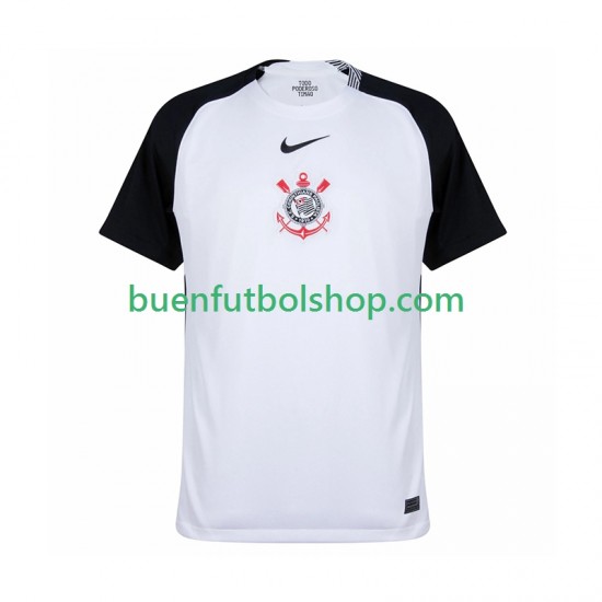Camiseta de Fútbol Corinthians 2025-2026 Primera Equipación Manga Corta Hombre