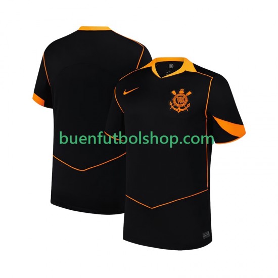 Camiseta de Fútbol Corinthians 2025-2026 Tercera Equipación Manga Corta Hombre