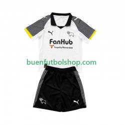 Camiseta de Fútbol Derby County 2025-2026 Primera Equipación Manga Corta Niño Camiseta de Fútbol Derby County 2025-2026 Primera Equipación Manga Corta Niño