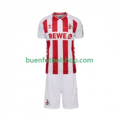 Camiseta de Fútbol FC Köln 2025-2026 Primera Equipación Manga Corta Niño