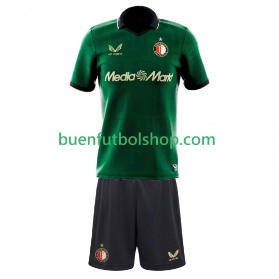 Camiseta de Fútbol Feyenoord Rotterdam 2025-2026 Cuarta Equipación Manga Corta Niño Camiseta de Fútbol Feyenoord Rotterdam 2025-2026 Cuarta Equipación Manga Corta Niño