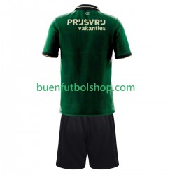 Camiseta de Fútbol Feyenoord Rotterdam 2025-2026 Cuarta Equipación Manga Corta Niño