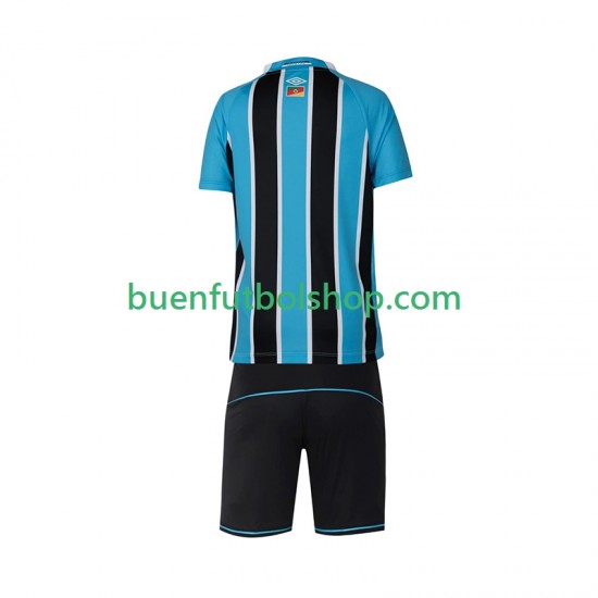 Camiseta de Fútbol Gremio 2025-2026 Primera Equipación Manga Corta Niño