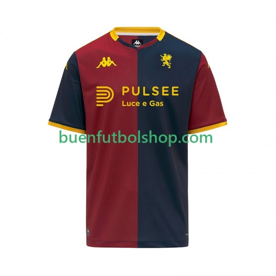 Camiseta de Fútbol Genoa 2025-2026 Primera Equipación Manga Corta Hombre