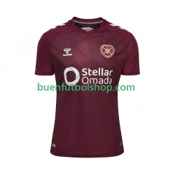 Camiseta de Fútbol Hearts 2025-2026 Primera Equipación Manga Corta Hombre