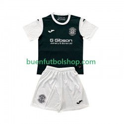 Camiseta de Fútbol Hibernian 2025-2026 Primera Equipación Manga Corta Niño