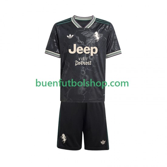 Camiseta de Fútbol Juventus 2025-2026 Tercera Equipación Manga Corta Niño