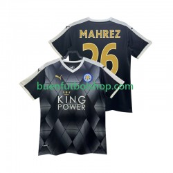 Camiseta de Fútbol Leicester City MAHREZ 26 Retro 2014 2015 Segunda Equipación Manga Corta Hombre