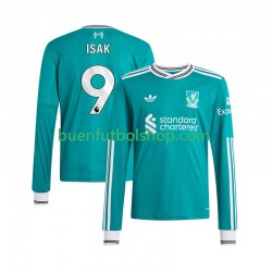 Camiseta de Fútbol Liverpool ISAK 9 2025-2026 Tercera Equipación Manga Larga Hombre