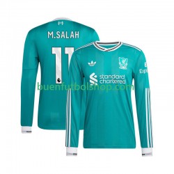 Camiseta de Fútbol Liverpool Mohamed Salah 11 2025-2026 Tercera Equipación Manga Larga Hombre