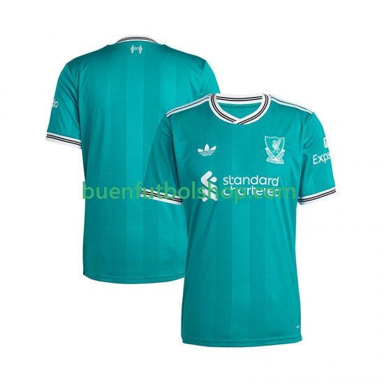 Camiseta de Fútbol Liverpool 2025-2026 Tercera Equipación Manga Corta Hombre