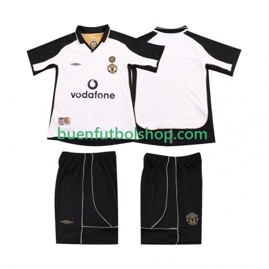 Manchester United Anniversary Football Shirt 2001 2002 Segunda Equipación Manga Corta Niño Manchester United Anniversary Football Shirt 2001 2002 Segunda Equipación Manga Corta Niño