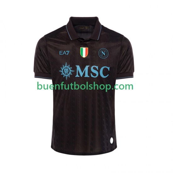 Camiseta de Fútbol Napoli 2025-2026 Tercera Equipación Manga Corta Hombre
