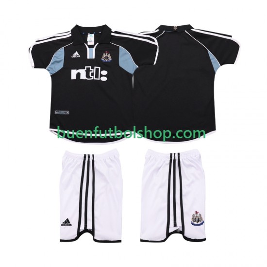 Camiseta de Fútbol Newcastle United Retro 2000 2001 Segunda Equipación Manga Corta Niño Camiseta de Fútbol Newcastle United Retro 2000 2001 Segunda Equipación Manga Corta Niño