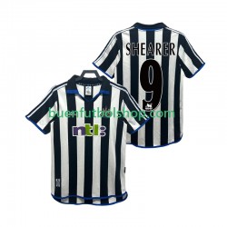 Camiseta de Fútbol Newcastle United SHEARER 9 Retro 2000 2001 Primera Equipación Manga Corta Hombre
