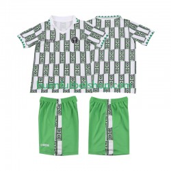 Camiseta de Fútbol Nigeria Retro 1994 Segunda Equipación Manga Corta Niño Camiseta de Fútbol Nigeria Retro 1994 Segunda Equipación Manga Corta Niño