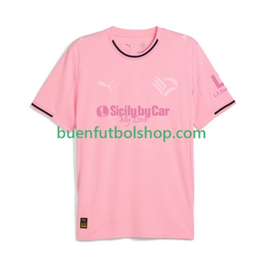 Camiseta de Fútbol Palermo 2025-2026 Primera Equipación Manga Corta Hombre