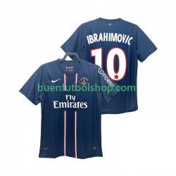 Camiseta de Fútbol Paris Saint-Germain IBRAHIMOVIC 10 Retro 2012 2013 Primera Equipación Manga Corta Hombre