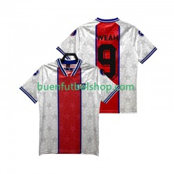 Camiseta de Fútbol Paris Saint-Germain WEAH 9 Retro 1994 1995 Segunda Equipación Manga Corta Hombre