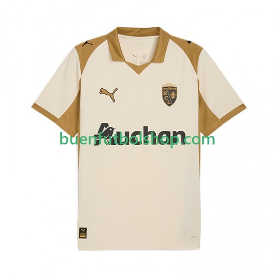 Camiseta de Fútbol RC Lens 2025-2026 Tercera Equipación Manga Corta Hombre