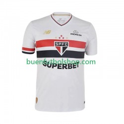 Camiseta de Fútbol Sao Paulo 2025-2026 Primera Equipación Manga Corta Hombre Camiseta de Fútbol Sao Paulo 2025-2026 Primera Equipación Manga Corta Hombre