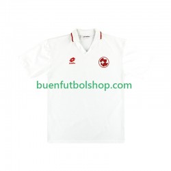 Camiseta de Fútbol Suiza Retro 1994 Segunda Equipación Manga Corta Hombre Camiseta de Fútbol Suiza Retro 1994 Segunda Equipación Manga Corta Hombre