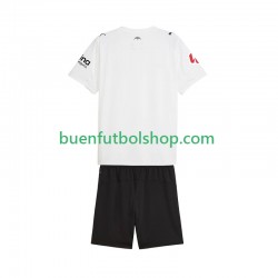 Camiseta de Fútbol Valencia CF 2025-2026 Primera Equipación Manga Corta Niño