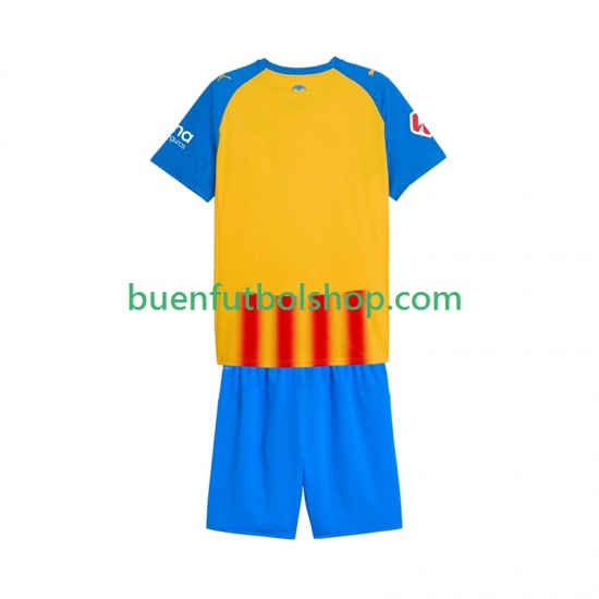 Camiseta de Fútbol Valencia CF 2025-2026 Tercera Equipación Manga Corta Niño
