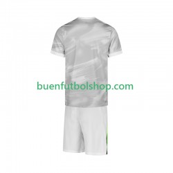 Camiseta de Fútbol VfL Wolfsburg 2025-2026 Segunda Equipación Manga Corta Niño