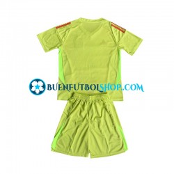 Camiseta de Fútbol México Portero 2024 Segunda Equipación Manga Corta Niño