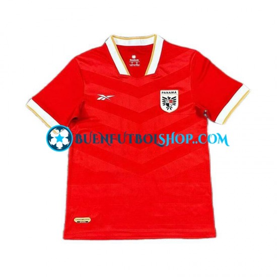 Camiseta de Fútbol Panamá 2024 Primera Equipación Rojo Manga Corta Hombre