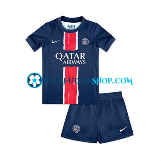 Camiseta de Fútbol Paris Saint-Germain 2024-2025 Primera Equipación Manga Corta Niño