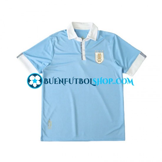 Camiseta de Fútbol Uruguay 100th Anniversary 2024 Primera Equipación Manga Corta Hombre