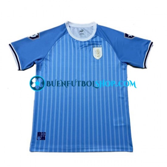 Camiseta de Fútbol Uruguay Copa America 2024 Primera Equipación Manga Corta Hombre