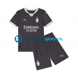 Camiseta de Fútbol AC Milan 2024-2025 Tercera Equipación Manga Corta Niño Camiseta de Fútbol AC Milan 2024-2025 Tercera Equipación Manga Corta Niño