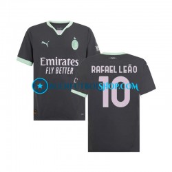 Camiseta de Fútbol AC Milan Rafael Leao 10 2024-2025 Tercera Equipación Manga Corta Hombre Camiseta de Fútbol AC Milan Rafael Leao 10 2024-2025 Tercera Equipación Manga Corta Hombre