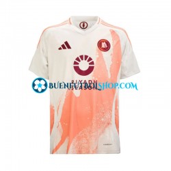Camiseta de Fútbol AS Roma 2024-2025 Segunda Equipación Manga Corta Hombre
