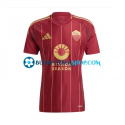Camiseta de Fútbol AS Roma 2024-2025 Primera Equipación Manga Corta Hombre
