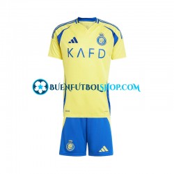 Camiseta de Fútbol Al Nassr 2024-2025 Primera Equipación Manga Corta Niño Camiseta de Fútbol Al Nassr 2024-2025 Primera Equipación Manga Corta Niño
