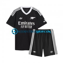 Camiseta de Fútbol Arsenal Portero 2024-2025 Cuarta Equipación Manga Corta Niño