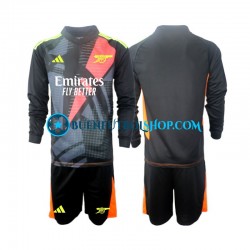 Camiseta de Fútbol Arsenal Portero 2024-2025 Tercera Equipación Manga Larga Niño