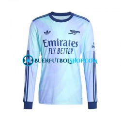 Camiseta de Fútbol Arsenal 2024-2025 Tercera Equipación Manga Larga Hombre